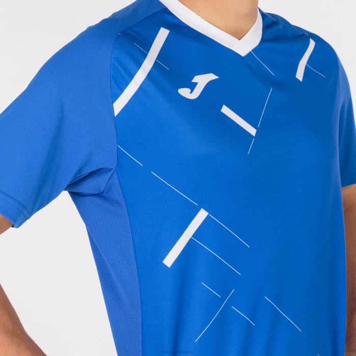 hr Joma košulja kratkih rukava tigar iii kraljevsko plava bijela 6FVN3305 muškarci