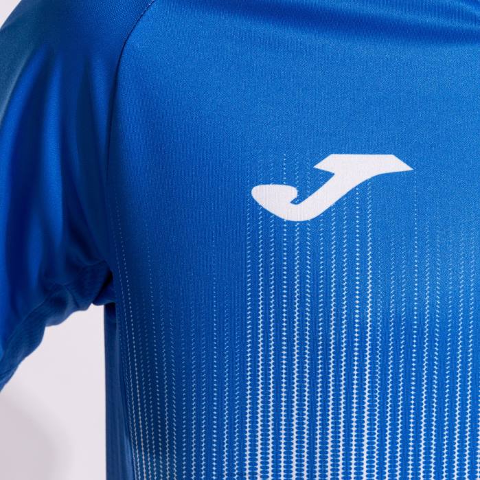 hr Joma košulja kratkih rukava tigar iv bijela kraljevsko plava 6FVN4367 muškarci