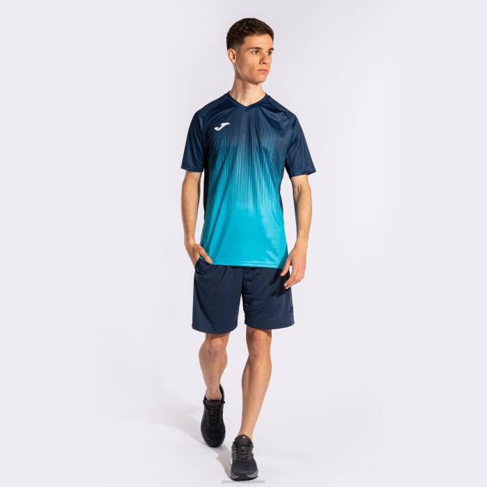 hr Joma košulja kratkih rukava tigar iv fluorescentno tirkizno tamnoplava 6FVN485 muškarci