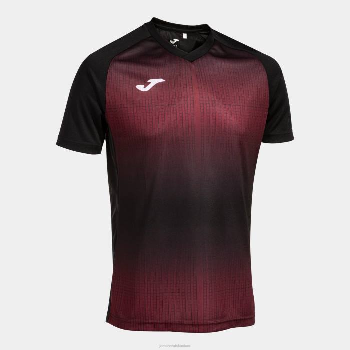 hr Joma košulja kratkih rukava tigar v crna bordo 6FVN92 muškarci