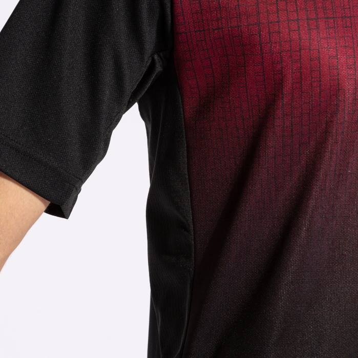 hr Joma košulja kratkih rukava tigar v crna bordo 6FVN92 muškarci