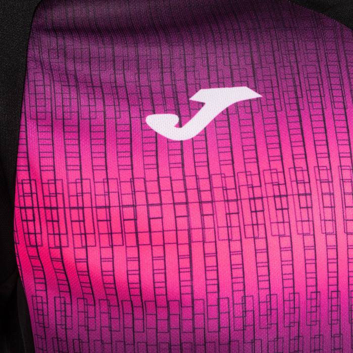 hr Joma košulja kratkih rukava tigar v crna fluorescentno roza 6FVN1166 muškarci