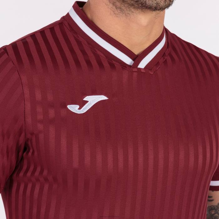 hr Joma košulja kratkih rukava toletum iii tamnocrvena 6FVN738 muškarci