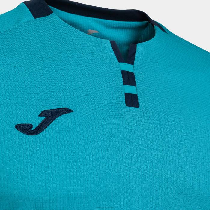hr Joma košulja kratkih rukava zlatna iv fluorescentno tirkizno tamnoplava 6FVN3028 muškarci