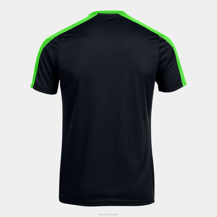 hr Joma majica kratki rukav eko prvenstvo crna fluorescentno zelena 6FVN3177 muškarci