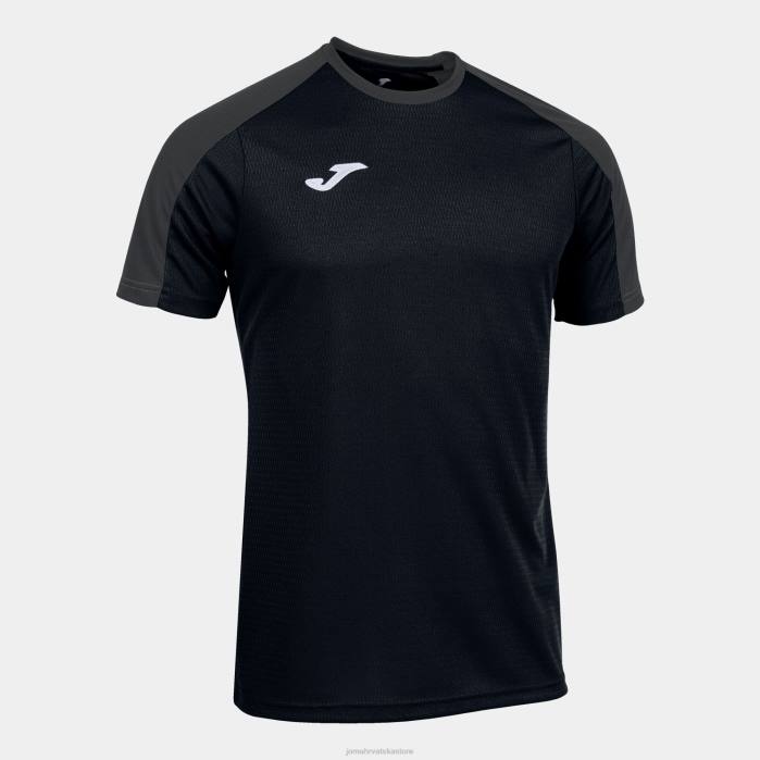 hr Joma majica kratki rukav eko prvenstvo crno tamno sivo 6FVN4108 muškarci