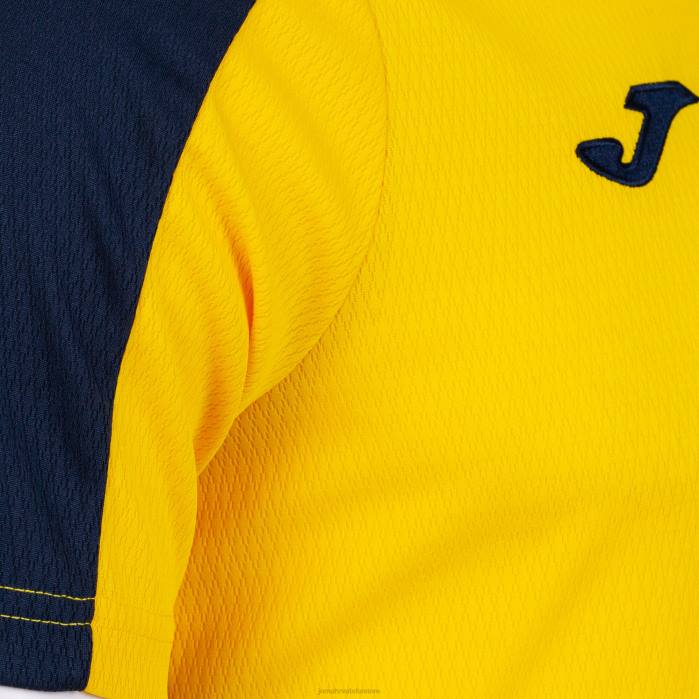hr Joma majica kratki rukav eko prvenstvo žuta tamnoplava 6FVN4107 muškarci