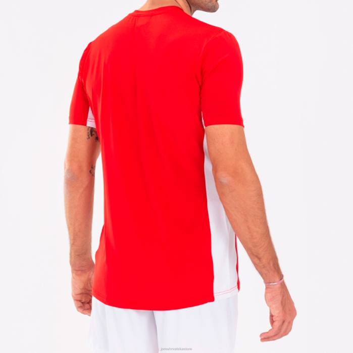 hr Joma majica kratki rukav superliga crveno bijelo 6FVN4716 muškarci