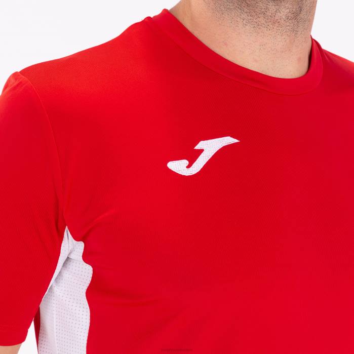 hr Joma majica kratki rukav superliga crveno bijelo 6FVN4716 muškarci