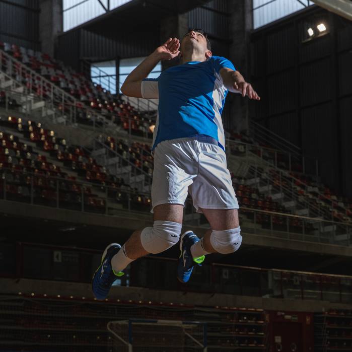 hr Joma majica kratki rukav superliga kraljevsko plava bijela 6FVN149 muškarci
