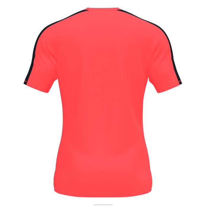 hr Joma majica kratkih rukava akademija iii fluorescentna koraljna crna 6FVN4425 muškarci