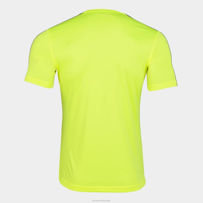 hr Joma majica kratkih rukava akademija iii fluorescentno žuto crna 6FVN1303 muškarci