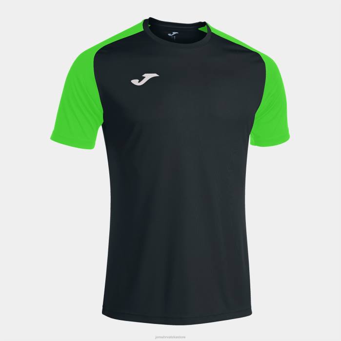 hr Joma majica kratkih rukava akademija iv crna fluorescentno zelena 6FVN3044 muškarci