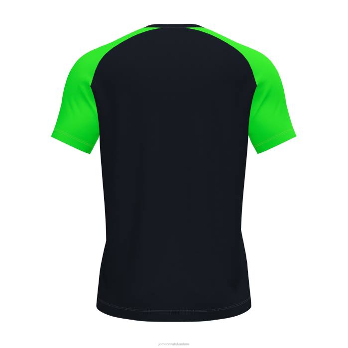 hr Joma majica kratkih rukava akademija iv crna fluorescentno zelena 6FVN3044 muškarci