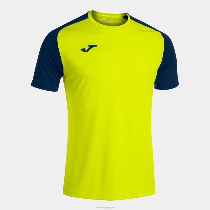 hr Joma majica kratkih rukava akademija iv fluorescentno žuta tamnoplava 6FVN2968 muškarci