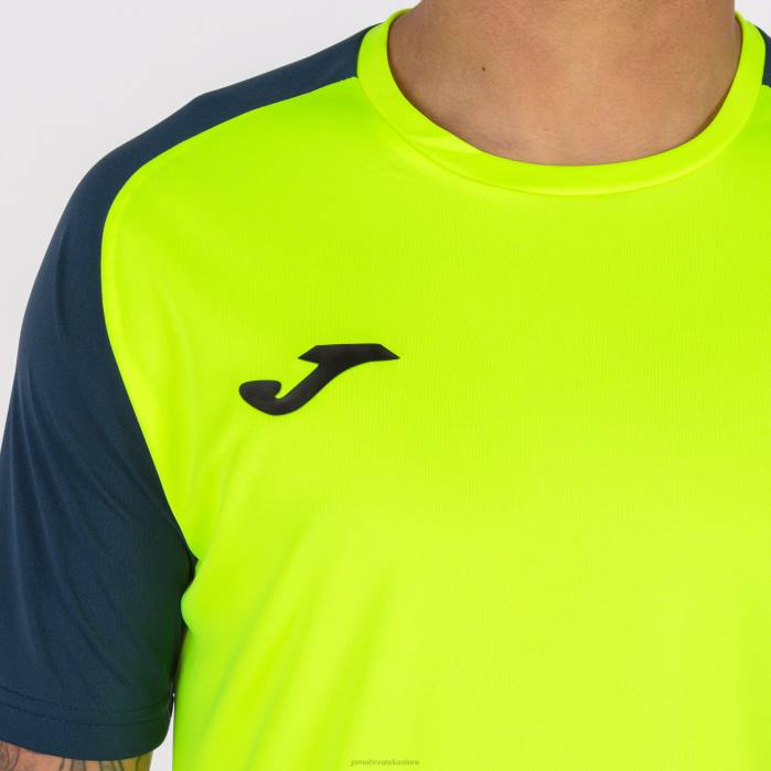 hr Joma majica kratkih rukava akademija iv fluorescentno žuta tamnoplava 6FVN2968 muškarci