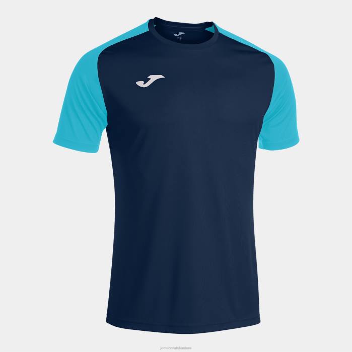 hr Joma majica kratkih rukava akademija iv tamnoplava fluorescentna tirkizna 6FVN3098 muškarci