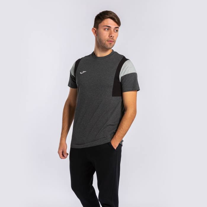 hr Joma majica kratkih rukava confort iii melange siva 6FVN2901 muškarci