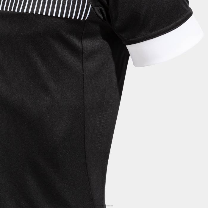 hr Joma majica kratkih rukava eko supernova crno bijeli 6FVN612 muškarci