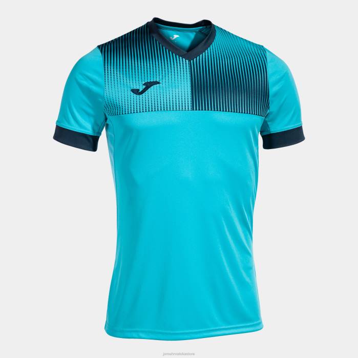 hr Joma majica kratkih rukava eko supernova fluorescentno tirkizno tamnoplava 6FVN620 muškarci