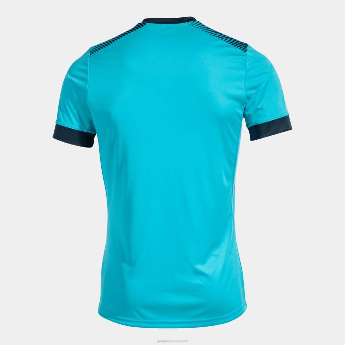 hr Joma majica kratkih rukava eko supernova fluorescentno tirkizno tamnoplava 6FVN620 muškarci
