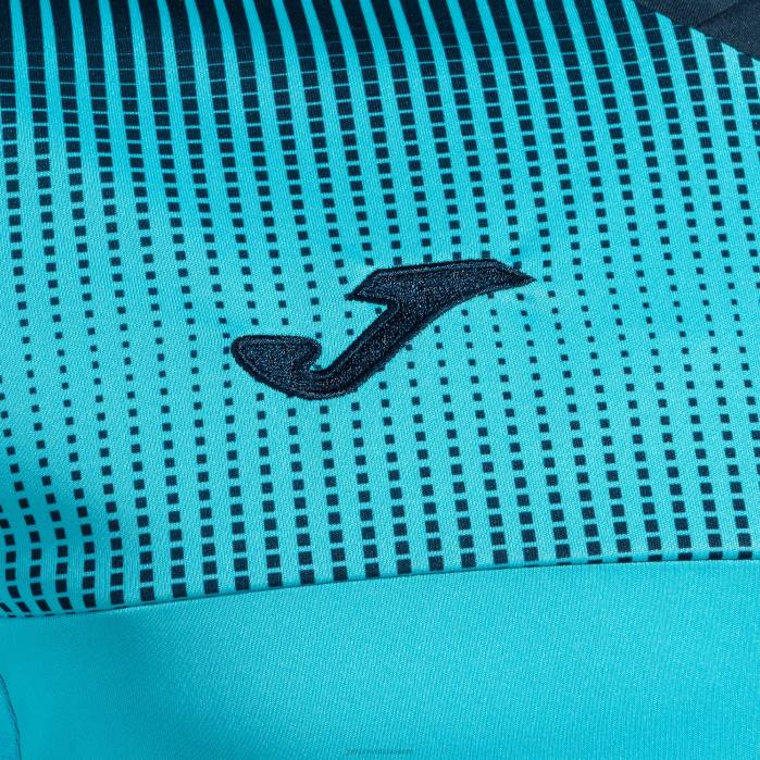 hr Joma majica kratkih rukava eko supernova fluorescentno tirkizno tamnoplava 6FVN620 muškarci