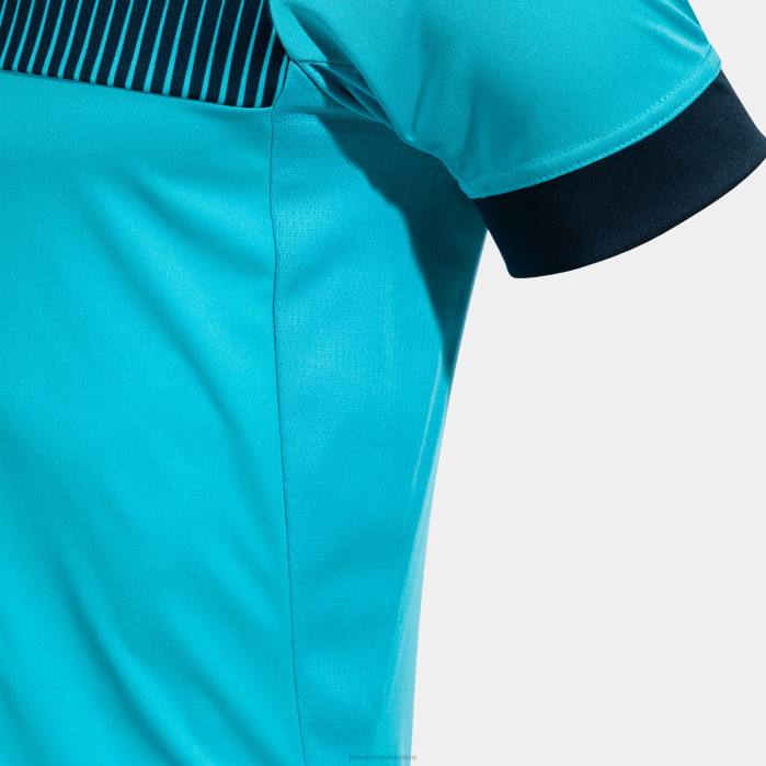 hr Joma majica kratkih rukava eko supernova fluorescentno tirkizno tamnoplava 6FVN620 muškarci