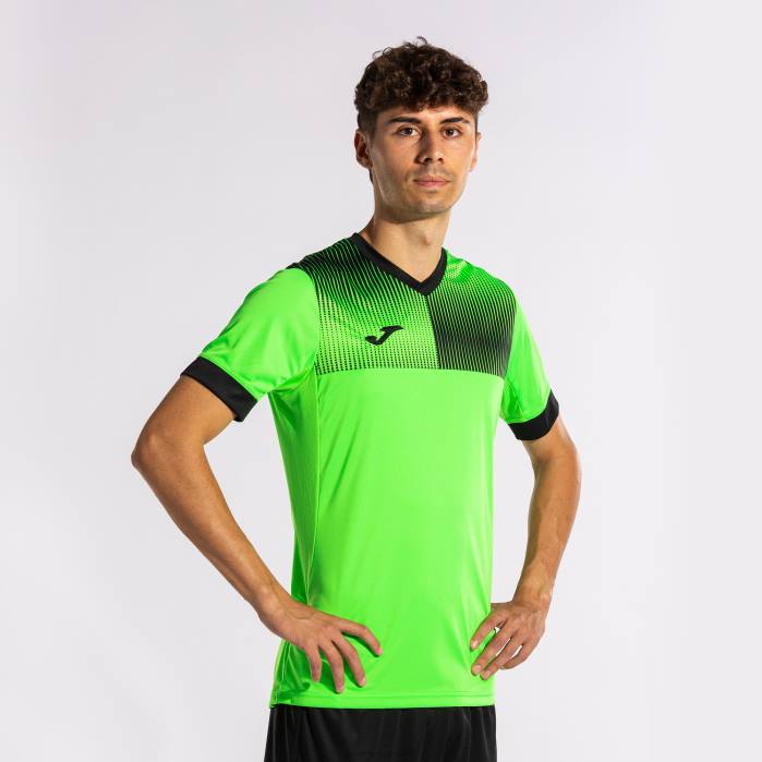 hr Joma majica kratkih rukava eko supernova fluorescentno zelena crna 6FVN911 muškarci