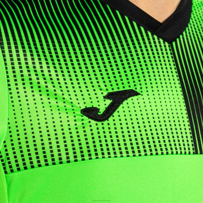 hr Joma majica kratkih rukava eko supernova fluorescentno zelena crna 6FVN911 muškarci