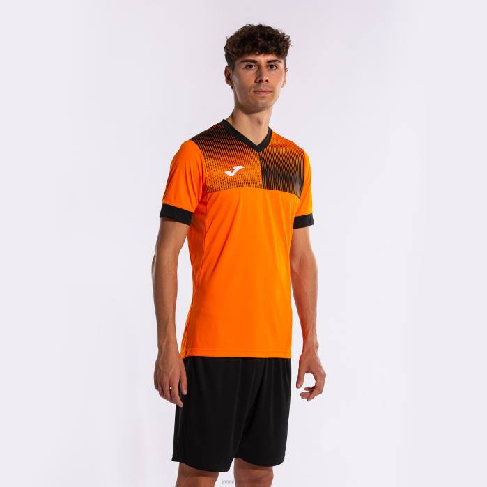 hr Joma majica kratkih rukava eko supernova narančasta crna 6FVN181 muškarci
