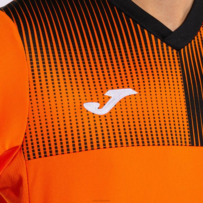 hr Joma majica kratkih rukava eko supernova narančasta crna 6FVN181 muškarci