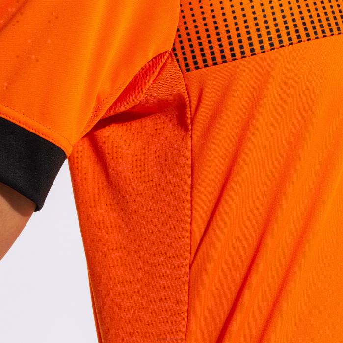 hr Joma majica kratkih rukava eko supernova narančasta crna 6FVN181 muškarci