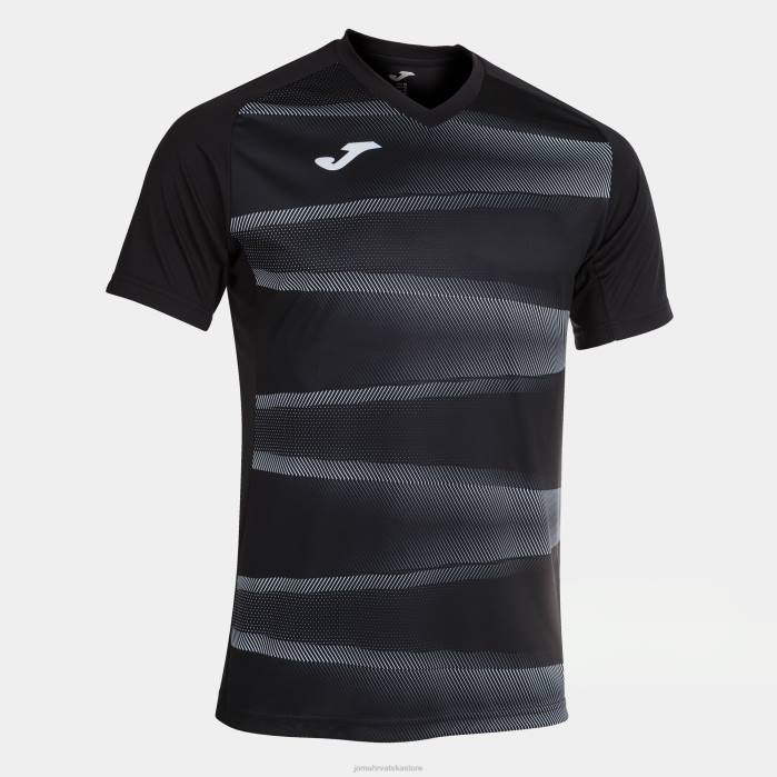 hr Joma majica kratkih rukava grafity ii crno 6FVN3304 muškarci
