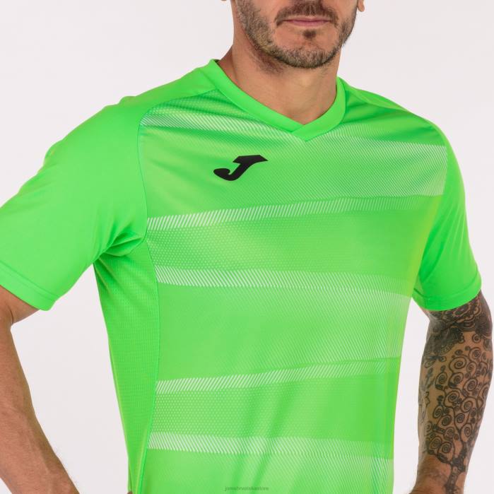 hr Joma majica kratkih rukava grafity ii fluorescentno zelena 6FVN3548 muškarci