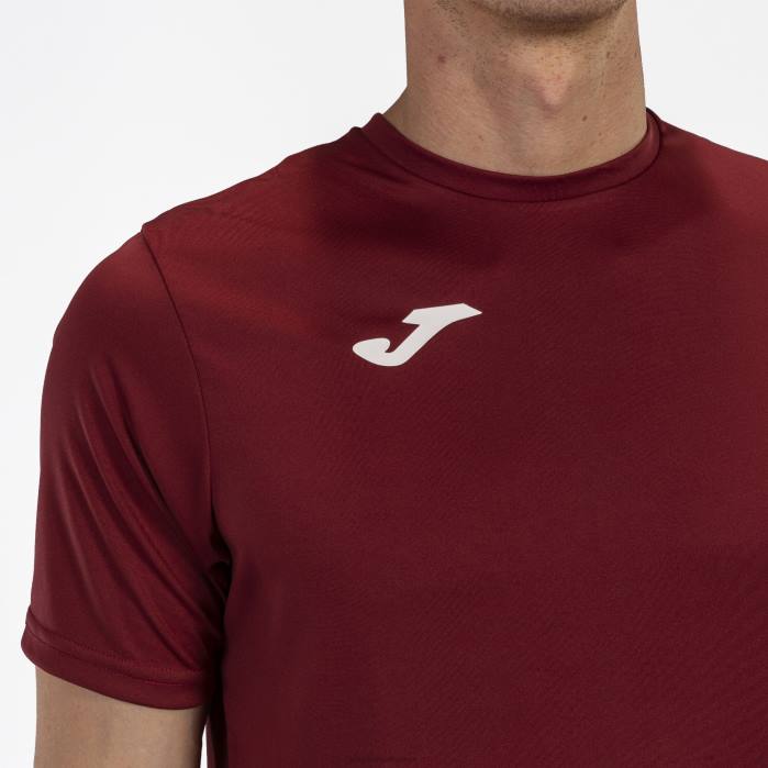 hr Joma majica kratkih rukava kombi tamnocrvena 6FVN688 muškarci
