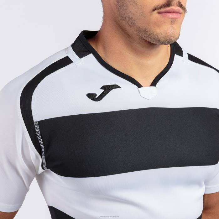 hr Joma majica kratkih rukava prorugby ii crno bijeli 6FVN3228 muškarci