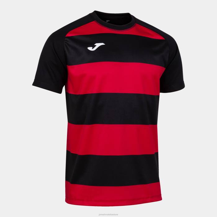 hr Joma majica kratkih rukava prorugby ii crno crvena 6FVN1431 muškarci