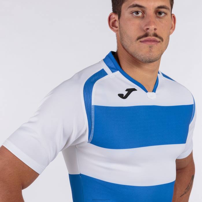 hr Joma majica kratkih rukava prorugby ii kraljevsko plava bijela 6FVN2935 muškarci