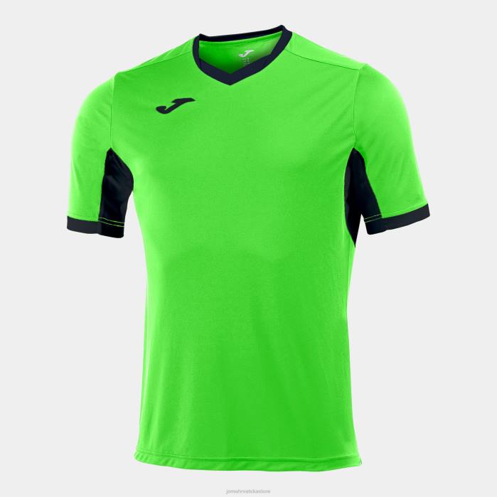 hr Joma majica kratkih rukava prvenstvo iv limeta crna 6FVN289 muškarci