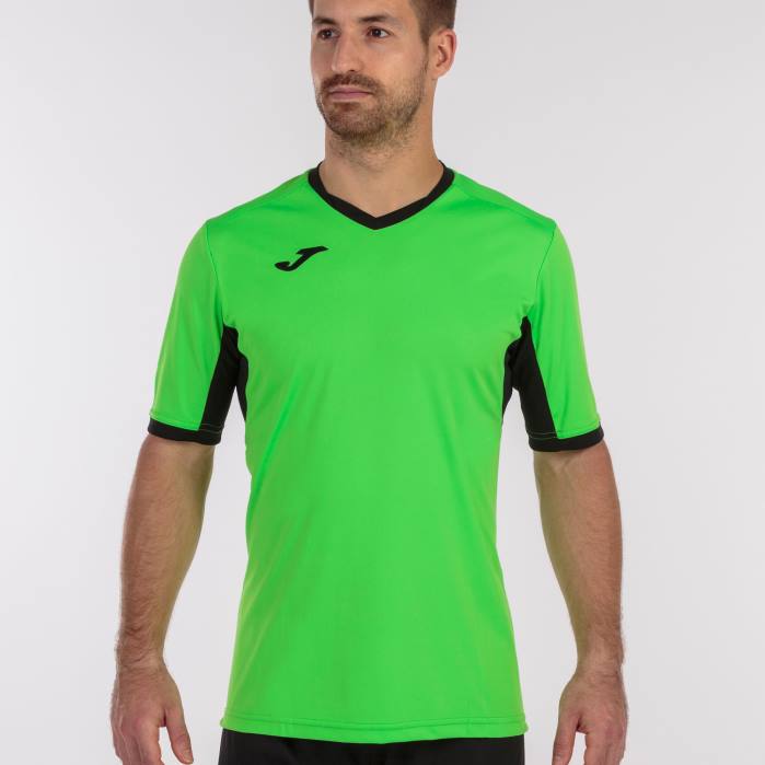 hr Joma majica kratkih rukava prvenstvo iv limeta crna 6FVN289 muškarci