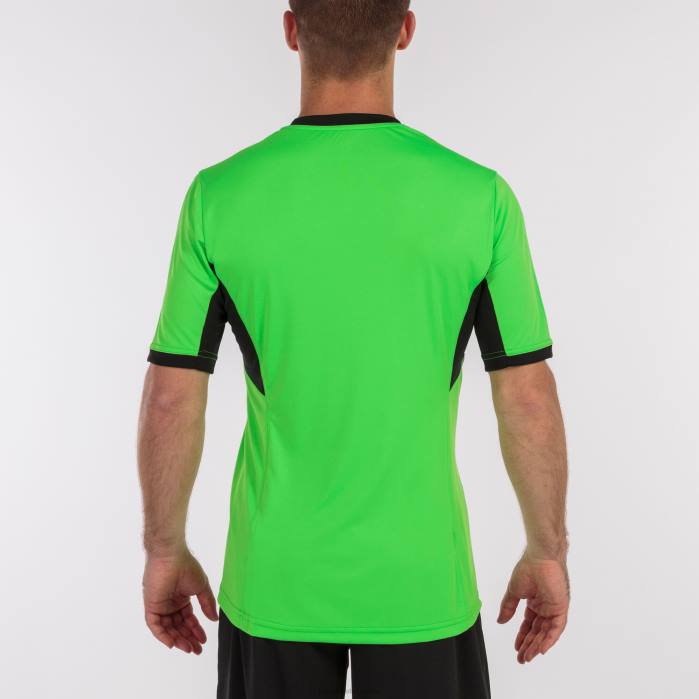 hr Joma majica kratkih rukava prvenstvo iv limeta crna 6FVN289 muškarci
