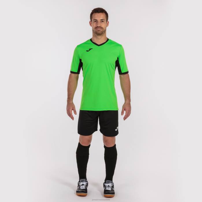 hr Joma majica kratkih rukava prvenstvo iv limeta crna 6FVN289 muškarci
