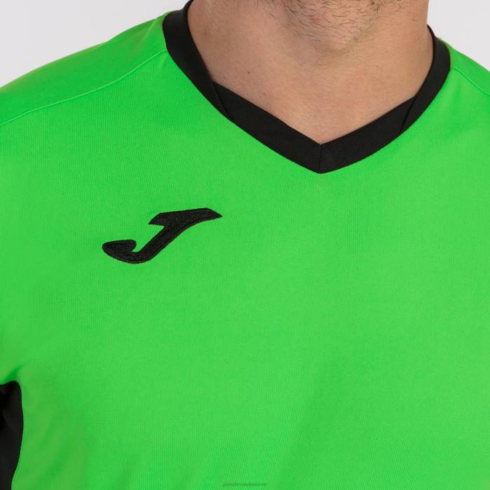 hr Joma majica kratkih rukava prvenstvo iv limeta crna 6FVN289 muškarci