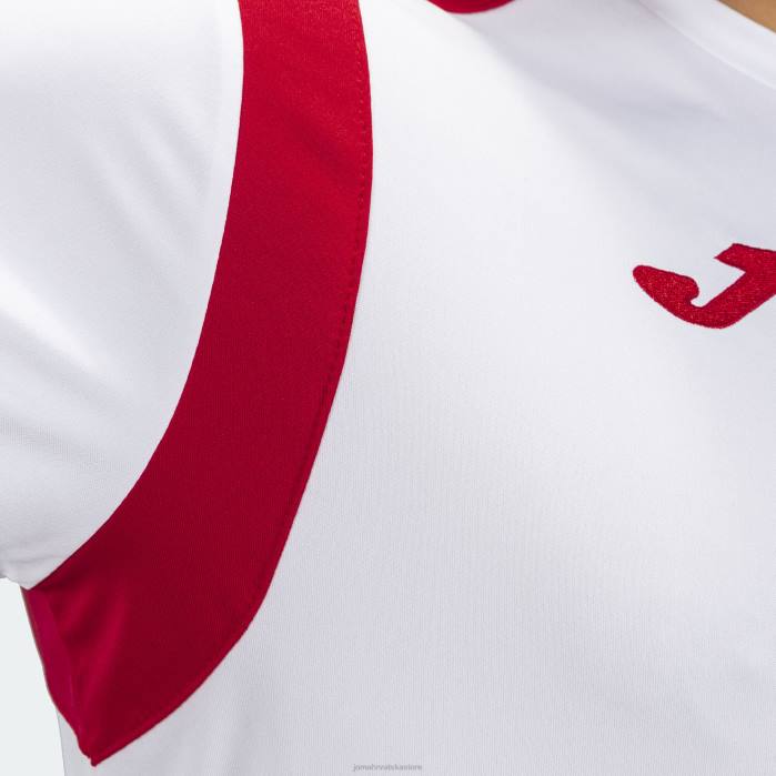 hr Joma majica kratkih rukava prvenstvo v bijelo crveno 6FVN553 muškarci