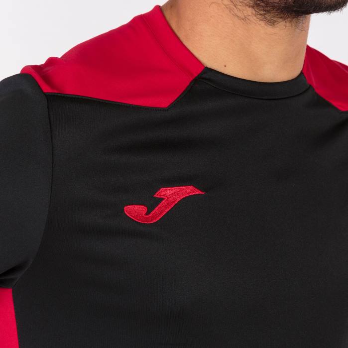 hr Joma majica kratkih rukava prvenstvo vi crno crvena 6FVN3352 muškarci