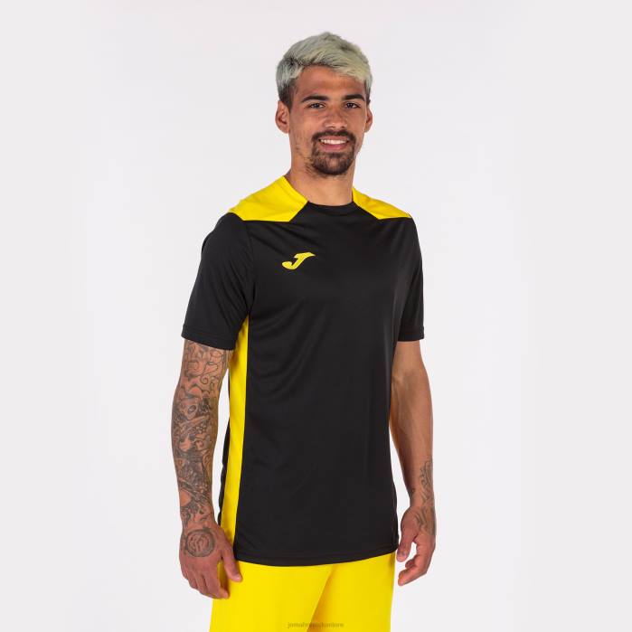 hr Joma majica kratkih rukava prvenstvo vi crno žuta 6FVN3033 muškarci