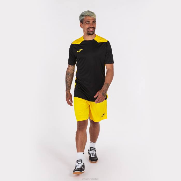 hr Joma majica kratkih rukava prvenstvo vi crno žuta 6FVN3033 muškarci