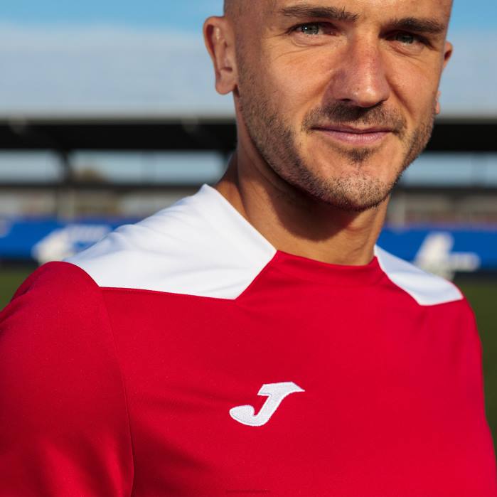 hr Joma majica kratkih rukava prvenstvo vi crveno bijelo 6FVN3261 muškarci