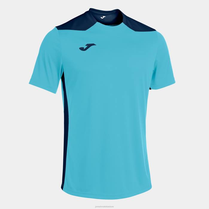 hr Joma majica kratkih rukava prvenstvo vi fluorescentno tirkizno tamnoplava 6FVN1469 muškarci