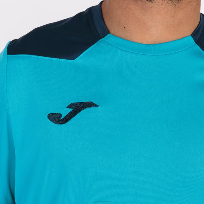 hr Joma majica kratkih rukava prvenstvo vi fluorescentno tirkizno tamnoplava 6FVN1469 muškarci